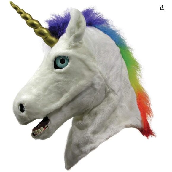 Unicorn Head Mask Halloween Costume - Picture 4 of 10